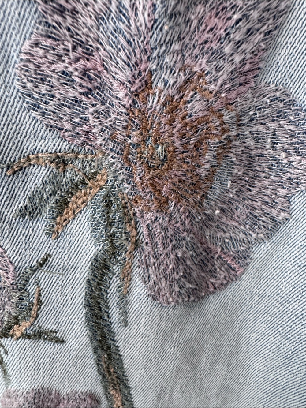 NWT Driftwood Premier Dre Floral Embroidered Wide Leg Jeans W33 L32 - Picture 3 of 9